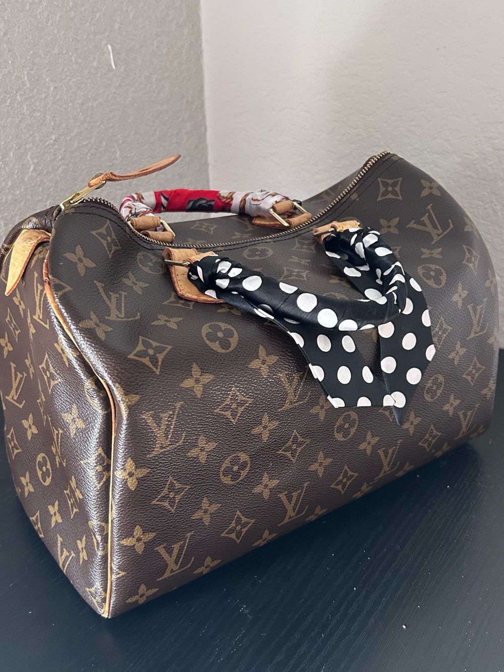 Louis Vuitton Monogram Canvas  Handbag - Brown & Tan Speedy 30 - Picture 3 of 10